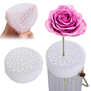Support d'arrangement floral portable rétro en silicone auto-adhésif pour arrangements floraux DIY - Product Image 1