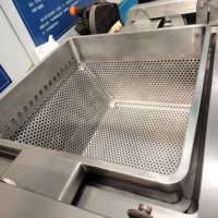 Machine de blanchiment de poulet rôti parallèle carré en nid d'abeille