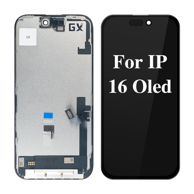 Original Gx Cell Phone Display for iPhone 16 OEM OLED Screen 60HZ No Frame Lcd Smart Phone Replacement Mobile Phone Accessories