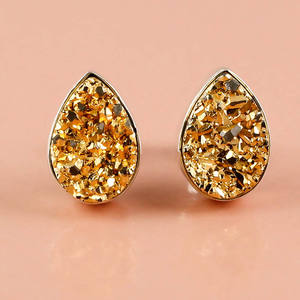 ต่างหูอัญมณีสีเงินสเตอร์ลิง925ต่างหูอัญมณีอัญมณีดรูซี่ผู้ผลิตต่างหูออกแบบตามต้องการเครื่องประดับโบราณ - Product Image 3