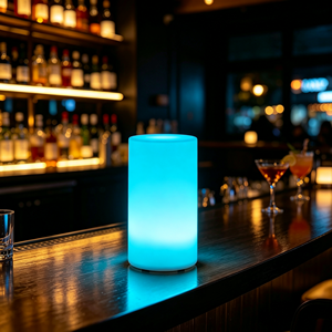 RGB LED Decor Cylinder <strong>Table</strong> Light Remote Control Color <strong>Changing</strong> Ball Light IP65 Waterproof Decor Lamp for Festival Decoration - Product Image 5