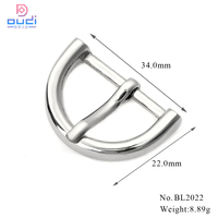 Boucle de ceinture en métal de haute qualité, quincaillerie efficace pour accessoires vestimentaires