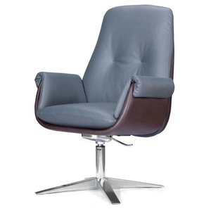 Chaise de bureau en cuir moderne et confortable 36019-1921E/B/A - Product Image 1