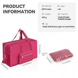 Free Sample 2024New Custom logo Sports Gym <b>Bag</b> Hot sale <b>Overnight</b> weekender Travel Duffel <b>Bag</b> <b>Women</b> Men Fitness <b>Bags</b> - Product Image 3