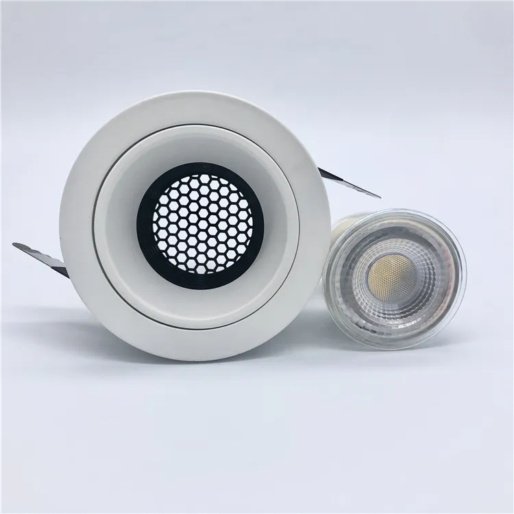 Thay Thế MR16 GU10 Module Thiết Kế 5 Wát 7 Wát 8 Wát 10 Wát 12 Wát Chống Glare Tiltable Cob Led Downlight