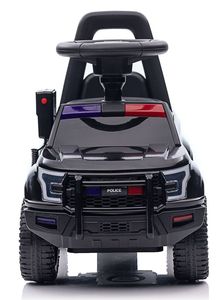 Auto Elettrica Giocattolo per Bambini a Forma di Auto della Polizia, Macchina Cavalcabile in Plastica per Bambini - Product Image 5