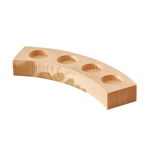 Wooden Essential Oil <b>Bottle</b> <b>Rack</b> 28x5x3cm Desktop <b>Storage</b> Organizer For Kitchen Condiment Jar Small Wine Glass Display - Product Image 4