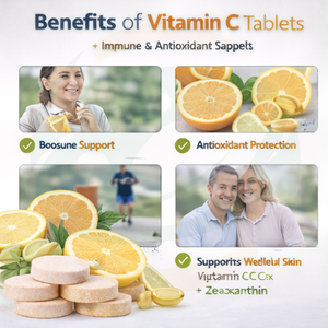 วิตามินซีแบบเม็ดฟู่ OEM สำหรับเสริมภูมิคุ้มกันและสารต้านอนุมูลอิสระทุกวัน สดชื่นร่างกายทุกคำดื่ม - Product Image 2