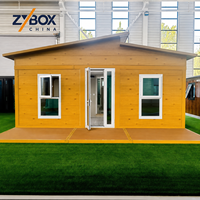 ZYBOX Maison Conteneur Extensible de Luxe en Bois Portable 20ft 30ft 40ft, Maisons Modulaires Préfabriquées, Petites Maisons, Appartements Annexes pour l'Australie