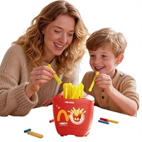 Jeux de société en plastique pour enfants, jouets farfelus, jeu de frites volantes, idéal pour l'interaction parent-enfant, jeux de fête en famille
