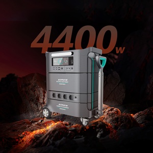 แบตเตอรี่ลิเธียม Sorein 4400W 3000W 3.5Kw สถานีไฟฟ้าพกพาแบบออฟกริด พลังงานแสงอาทิตย์ คลังสินค้าในยุโรป แบตเตอรี่แรงดันสูง - Product Image 1