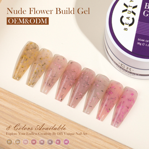 Gel de Construction Sans HEMA Inodore Non Irritant pour Ongles Sensibles Soin des Ongles Gel de Construction Nude Flowder - Product Image 5