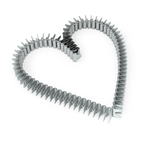 Clips de serrage en acier de type U Kamsin CL-4 pour outil de fixation de matelas à ressorts M66, agrafes pour clôtures en fil métallique pour cages