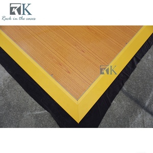 Chinese Supplier Wooden Dance Floor Traditional Yellow Edge Decor Wedding <b>Platform</b> - Product Image 5