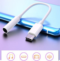Günstiger USB-C 3,5mm Kopfhöreradapter mit AC-Ausgang und OTP-Schutz für Laptops und Mobiltelefone Gratis Tasche