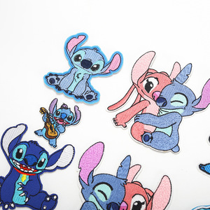 漫画アニメかわいいエイリアンパッチ3Dアイアンオンステッカー生地バッジDIY刺繍アップリケ衣服用 - Product Image 5