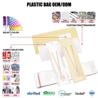 Emballage de bijoux en plastique, présentoir à bijoux, porte-colliers, cartes avec sachets auto-adhésifs pour la vente aux petites entreprises