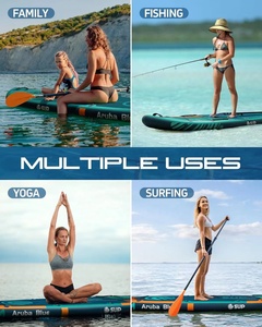 ESUP PVC <strong>Drop</strong> <strong>Stitch</strong> <strong>Inflatable</strong> Stand Paddle <strong>Board</strong> (<strong>SUP</strong>) for Beginners Portable Outdoor Water Sports Surfboard Bag - Product Image 2