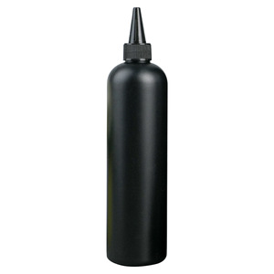 Listo Stock Hdpe 50ml 100ml 150ml 200ml 300ml 400ml 500ml 16oz Negro esmerilado Reutilizable Boca puntiaguda Squeeze Botella de plástico - Product Image 6