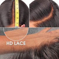 Parrucche Full Lace 13x6 HD Marrone Scuro, Capelli Umani Vergini con Cuticole Allineate, Parrucche Lunghe in Capelli Indiani Vergini per Donne di Colore