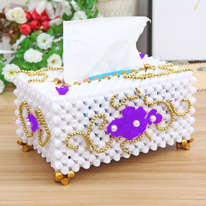 Aomiao's Mystery Beaded Tissue Box <b>Kit</b> Acrylic Loose Beads European Style <b>DIY</b> Craft Spring 2024 Yiwu Origin - Product Image 3