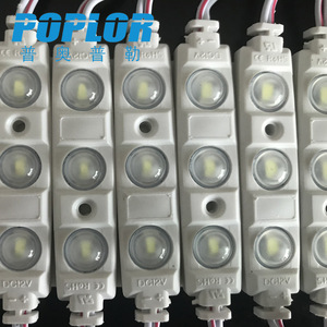 โมดูลหล่อขึ้นรูปด้วยไฟฟ้า Poplor Led รุ่น 5730 3 ดวง กันน้ำ หลายสี รูปทรงสี่เหลี่ยมผืนผ้า สำหรับไฟป้าย - Product Image 3