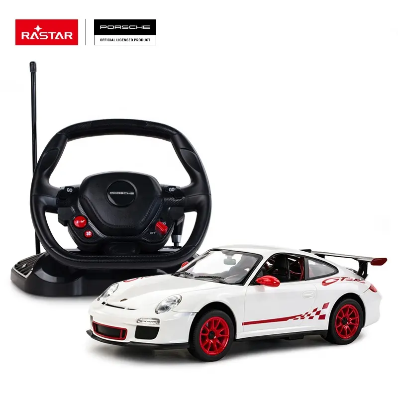Rastar 1:14 GT3, рулевое колесо, 4ch, Радиоуправляемый автомобиль, детский аккумулятор, игрушки с дистанционным управлением