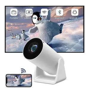 Hotack Factory Wholesale HY300 Full Hd Home Theater Proyector Smart Android 11 4k Video Projecteur Portable Mini Projector