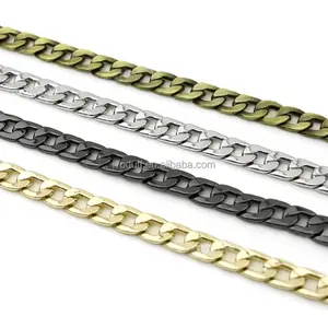 Ivoduff metal 10mm width heavy bag chain accessories custom length handbag strap chain