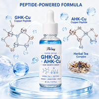 Sérum Naturel de Croissance Capillaire Marque Blanche GHK Cu AHK Peptide de Cuivre Bloqueur de DHT Anti-Chute Nourrissant le Cuir Chevelu Repousse OEM