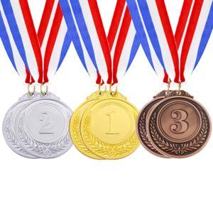 批发高品质设计您自己的空白锌合金3D金奖跑步奖章定制运动金属奖章 - Product Image 3