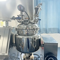 50L machines cosmétiques émulsifiant sous vide mélangeur Machine homogénéisateur émulsifiant équipement yeux crème Mayonnaise faisant l'équipement