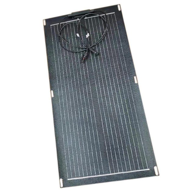 50W Full Bendable Self-Stick Adhesive Thin Film Flexible Solar Panel for 12V Battery Portable Solar System
