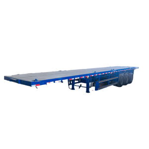Semi-remorque plateau robuste à haute résistance pour le <span class=keywords><strong>transport</strong></span> de marchandises en vrac dans les zones rurales – Offre spéciale Afrique - Product Image 4