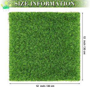 人工芝マットターフパッチ屋内屋外ガーデン芝生パティオバルコニー工芸品用人工芝グラスラグミニチュアガーデン - Product Image 3