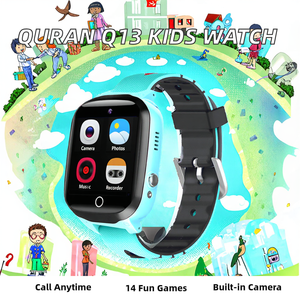 Smartwatch per Bambini con Corano Q13, Display IPS Quadrato Android, Cinturino Magnetico in Silicone, Sveglia, <span class=keywords><strong>SIM</strong></span> 2G, 14 Giochi, Promemoria Chiamate - Product Image 2