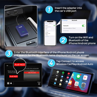OEM ODM Carlinkit Adaptador inalámbrico Carplay Mini Conexión rápida Carplay inalámbrico Android Auto Carplay Dongle para el juego del coche