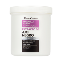 Masque capillaire illuminateur Thader Pharma à l'extrait d'ail noir pour tous types de cheveux