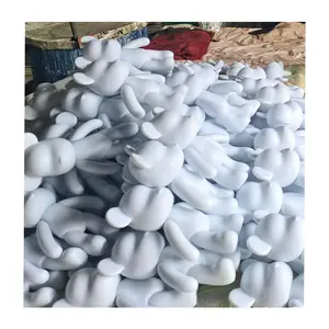 DIY Porte-clés Fait Main PVC Résine Fluide Ours Sculpture 6.5cm-53cm Modèle Animal pour Artisanat et Usine d'Art Vente en Gros