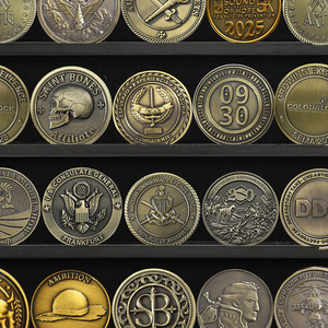 Monedas de Metal Personalizadas con Baño de Latón, Aleación de Zinc, Logotipo Metálico 3D, Doble Cara, Relieve, Figura con Detalles Altos, Moneda de Desafío - Product Image 6