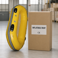 Radeau de rivière gonflable HRP400 4m 9 personnes PVC pour la pêche, le camping, le rafting, les sports nautiques, bateau robuste