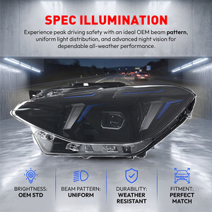 Faros Delanteros LED Secuenciales de Doble Color REDFIRE Premium para <span class=keywords><strong>BMW</strong></span> Serie 1 F20 <span class=keywords><strong>116i</strong></span> 118i 120i <span class=keywords><strong>2011</strong></span> a 2015, Repuestos para Automóviles - Product Image 2