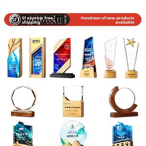 Trofeo <span class=keywords><strong>de</strong></span> <span class=keywords><strong>Cristal</strong></span> Personalizado, Nuevo Modelo 2026, para Empleados Destacados, Elegante y <span class=keywords><strong>de</strong></span> Alta Gama, Medalla <span class=keywords><strong>de</strong></span> Honor del Año del Caballo, Medalla para Campeones Infantiles - Product Image 1