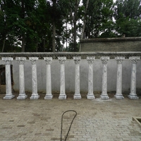 Colonne en pierre naturelle beige, style romain moderne, solide, pour décoration de villa, maison, extérieur et intérieur, haut de gamme, sur mesure, pour usage hôtelier
