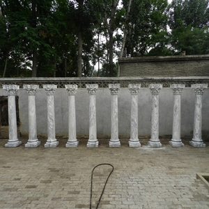 Commercio all'ingrosso di fabbrica moderna <span class=keywords><strong>giardino</strong></span> decorativo intaglio signora pietra solido rotondo colonna romana colonna di marmo granito prezzi - Product Image 5