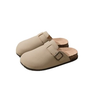 2026 New Arrival Women's Toe Covering <b>Half</b> Platform Comfortable Breathable <b>Slip</b>-on Casual Retro for Sandals for Autumn - Product Image 5