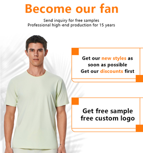 T-shirt Senza Cuciture da Uomo per Sport e Palestra, Estiva in Seta Ghiacciata, <span class=keywords><strong>Manica</strong></span> <span class=keywords><strong>Corta</strong></span> ad Asciugatura Rapida, Abbigliamento Casual alla Moda - Product Image 4