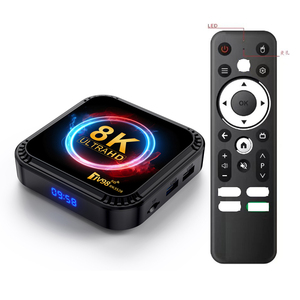 Lecteur multimédia TV98 RK3528 haute performance avec Wi-Fi 6 double bande, 4/64 Go de ROM et télécommande vocale, prise en charge 8K, Android <span class=keywords><strong>13</strong></span> - Product Image 3