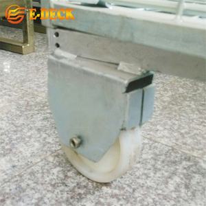 Nestelen <span class=keywords><strong>cargo</strong></span> kooi inklapbare goederen vier side storage nestelen metalen gegalvaniseerd magazijn vouwen <span class=keywords><strong>pallet</strong></span> winkelwagen <span class=keywords><strong>trolley</strong></span> - Product Image 4