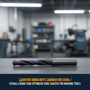 Foret en carbure haute performance TA1046 à 6 plaquettes de guidage, revêtement optimisé pour les machines-outils - Product Image 3